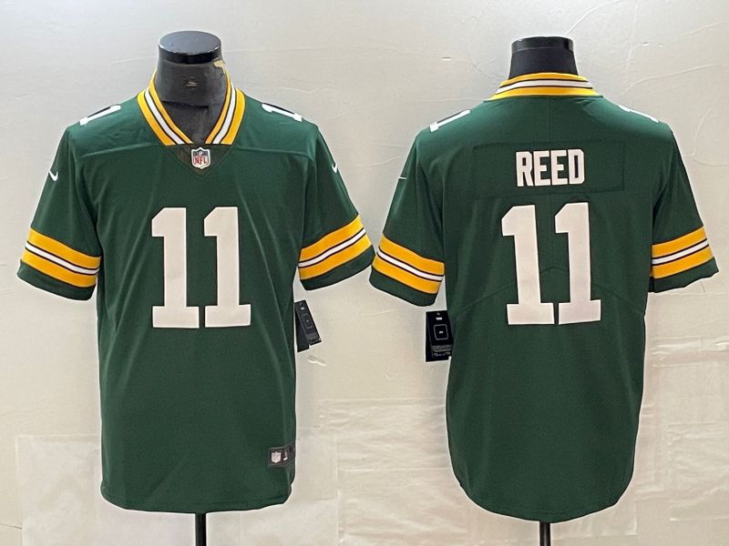 Men Green Bay Packers 11 Reed Green New Nike Vapor Untouchable Limited NFL Jersey